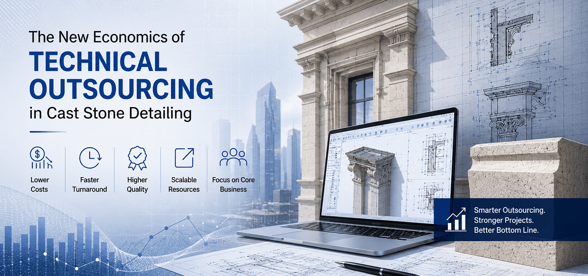 The New Economics of Technical Outsourcing in Cast Stone Detailing