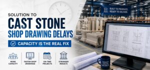 Solution to Cast Stone Shop Drawing Delays