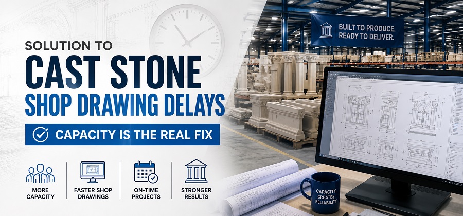 Solution to Cast Stone Shop Drawing Delays