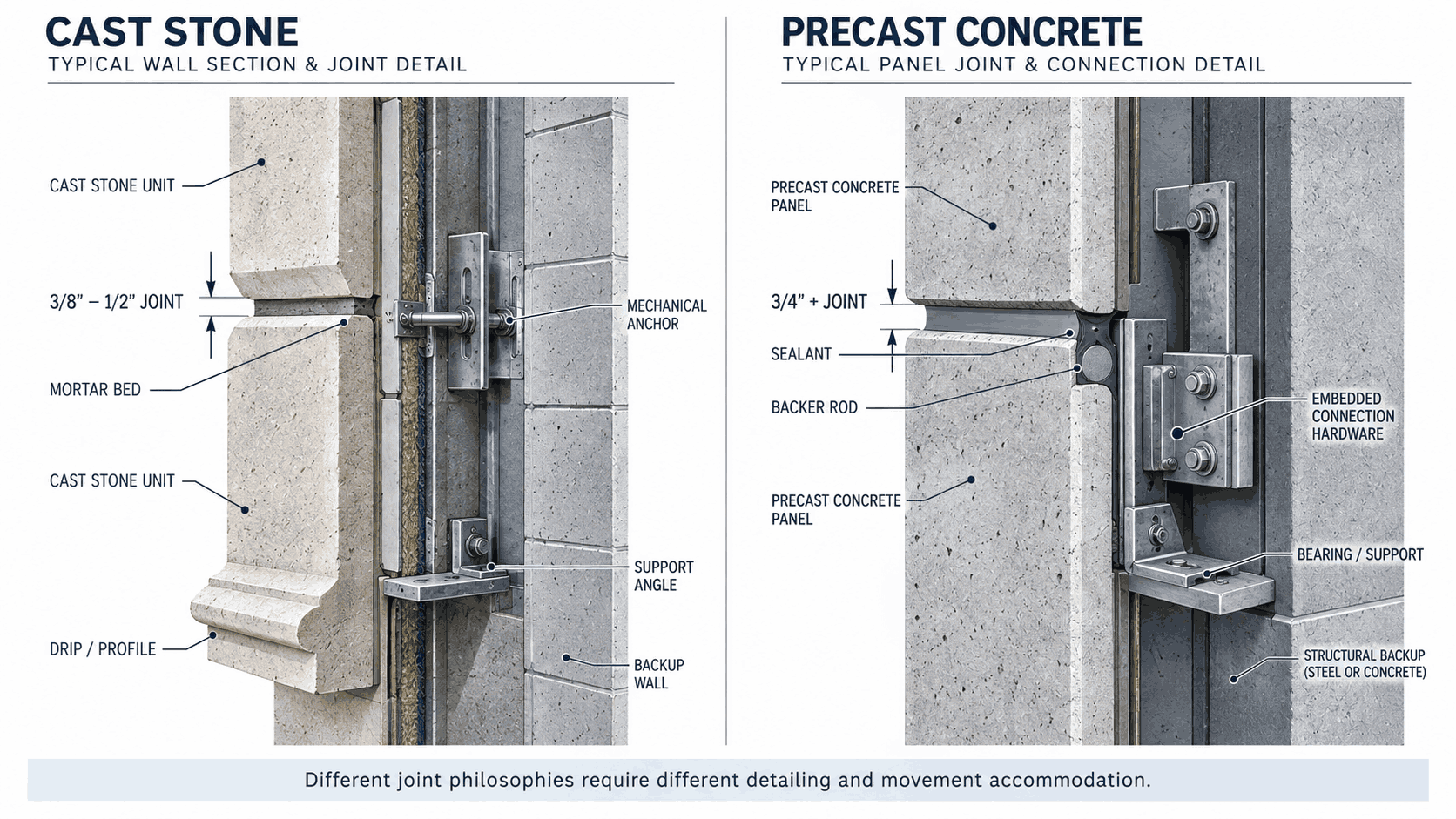 cast-stone-vs-precast-detailing compare